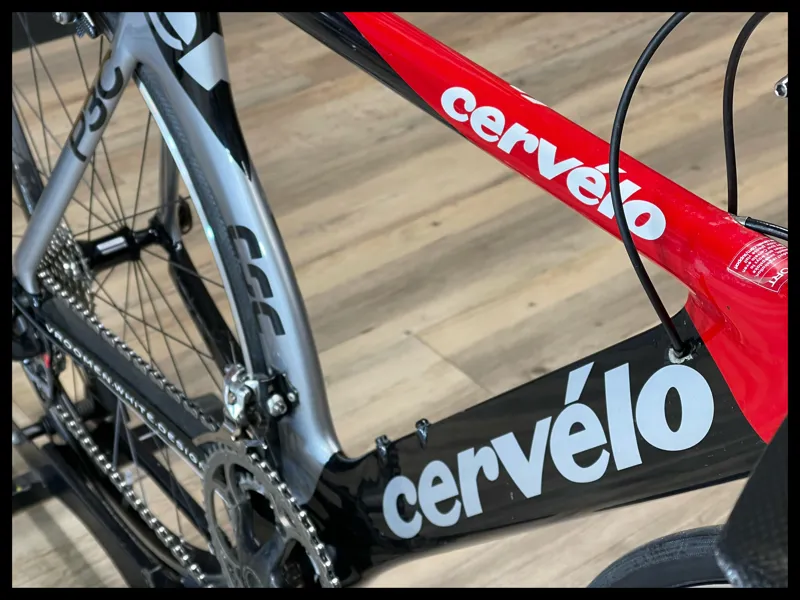 Cervelo P3C TT Bike Black/Red 50 cm 2008 Approved Used-2